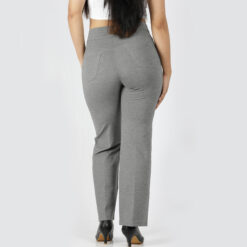 Grey pants women – Tummy tucker straight leg – 2 back pockets