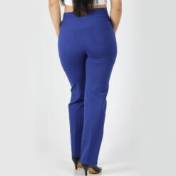 Royal blue pants women’s – Tummy tucker straight leg-2 bk pockets
