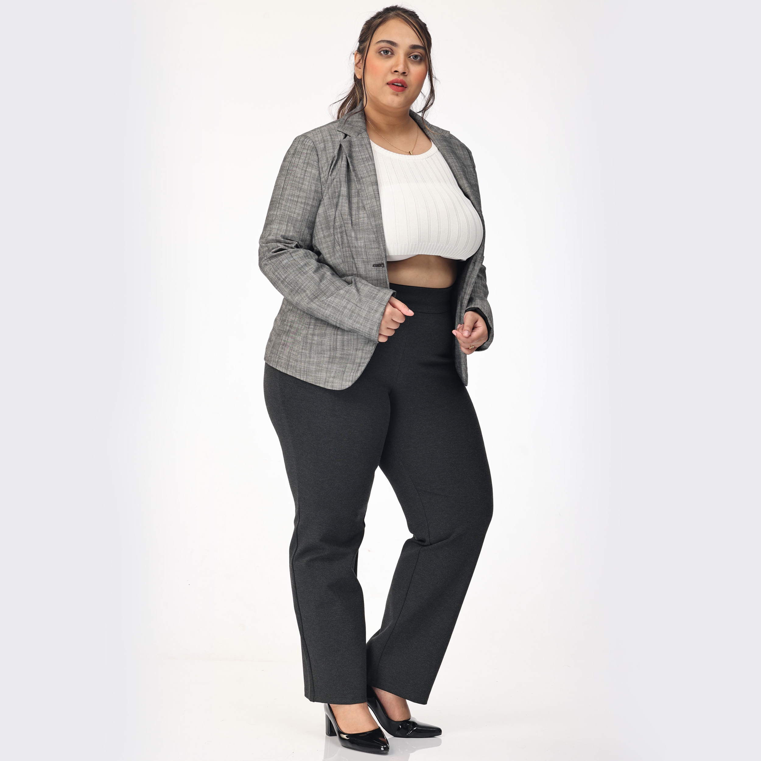 Buy Belore Slims plus size tummy tucker straight leg pant for women Online  at Best Prices in India - JioMart.