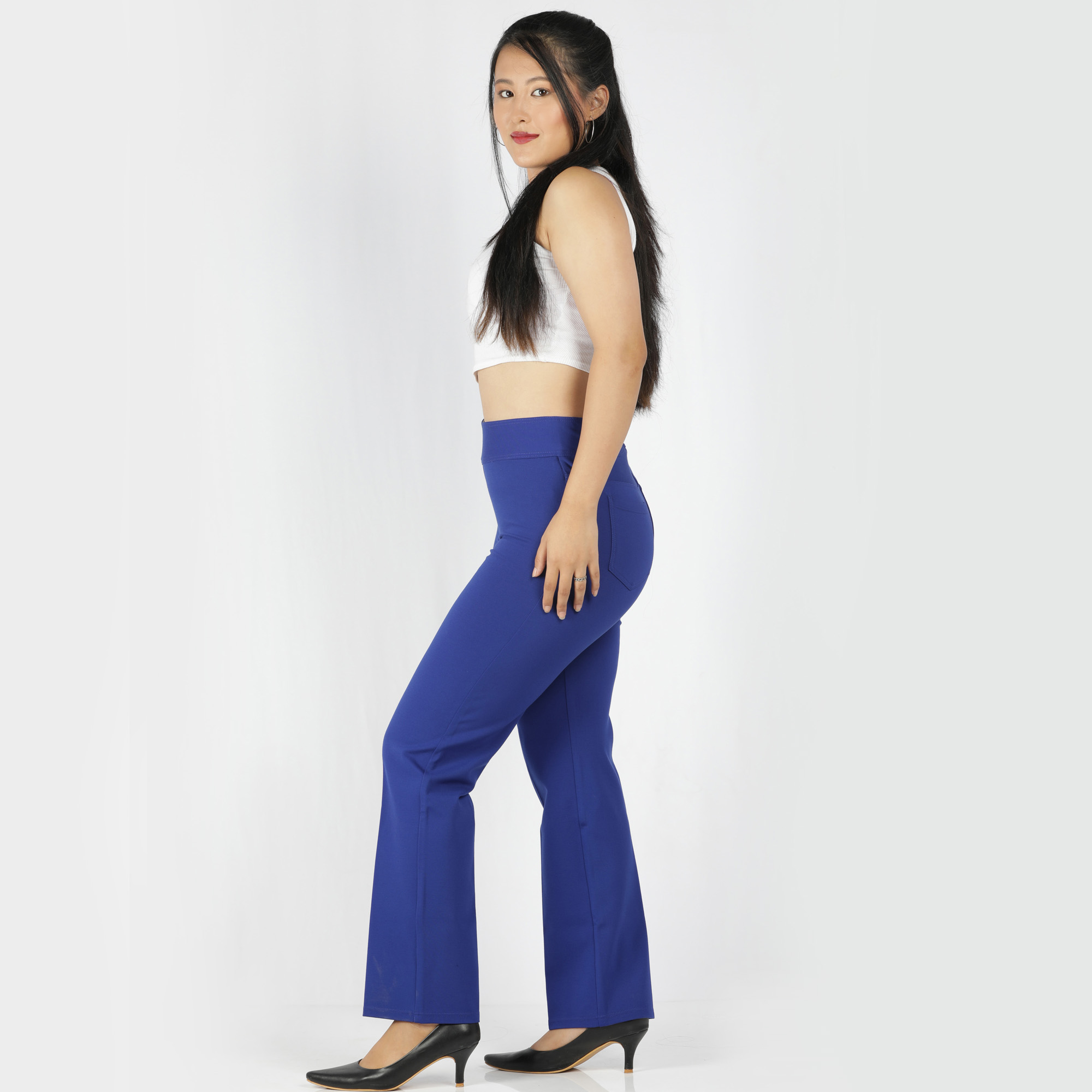 Shop Rayon Navy Tummy Shaper Pants Online - Mamicha