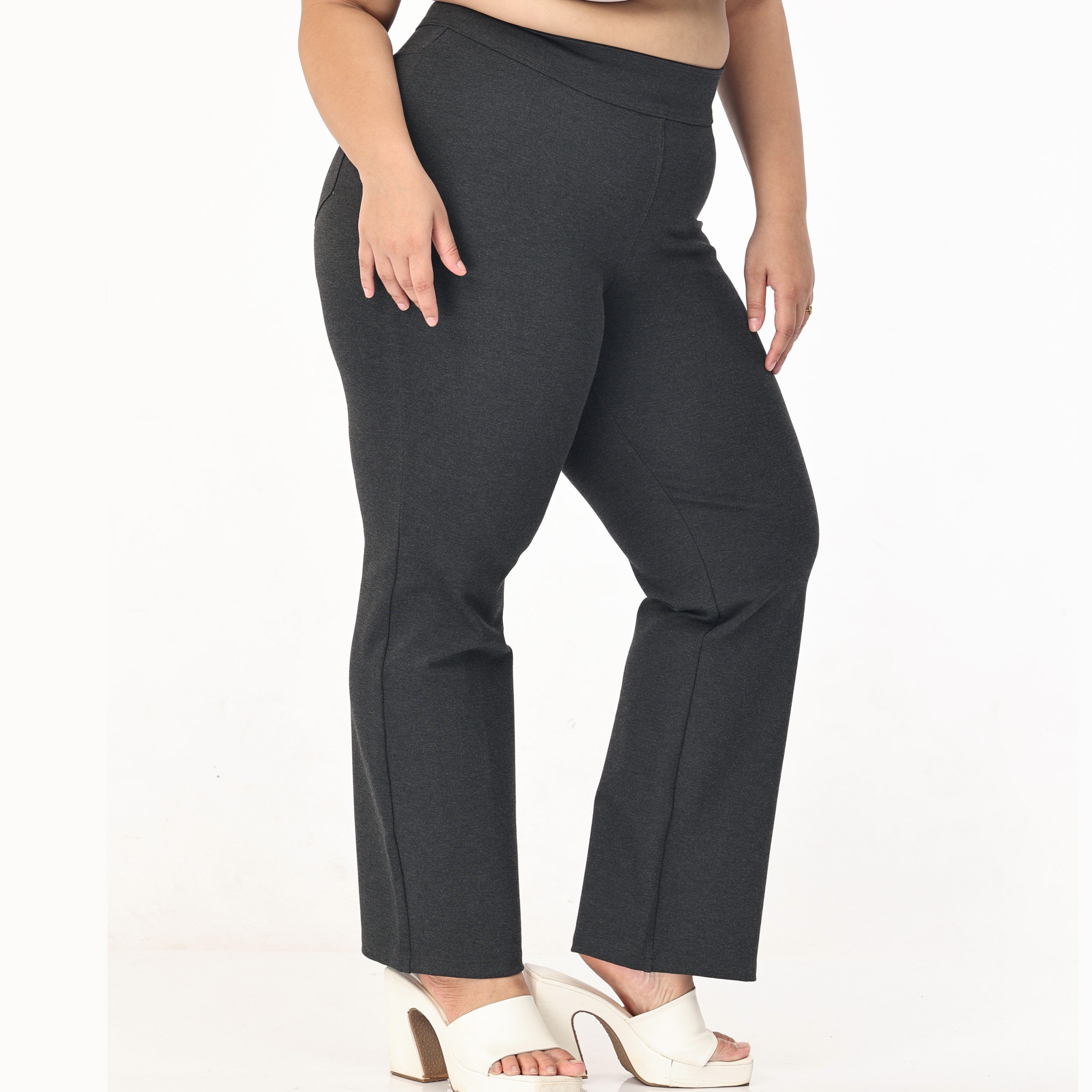 Buy Belore Slims Plus size tummy tucker straight leg pant for