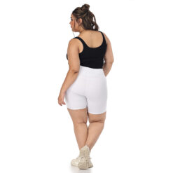 White shorts for women – Active shape wear – 2 back pockets