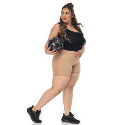 Khaki shorts for women – Active shape wear-2 back pockets