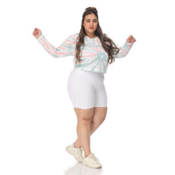White shorts for women – Active shape wear – 2 back pockets